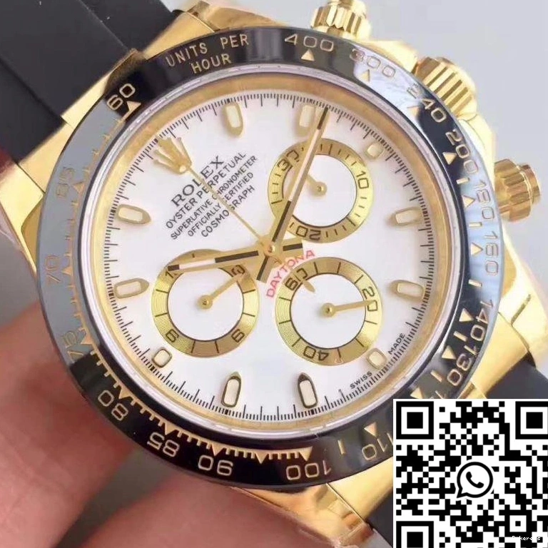 Cosmograph Daytona 116518LN White Rolex Factory Dial Original 1126 AR 0728